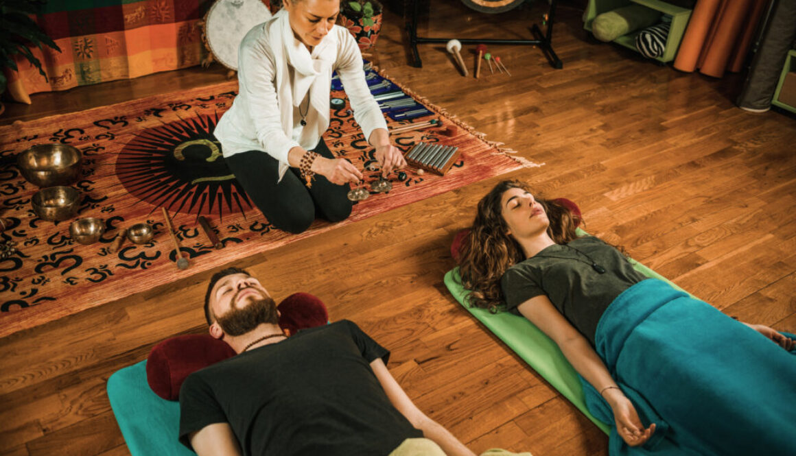 Tibetan bells in sound therapy